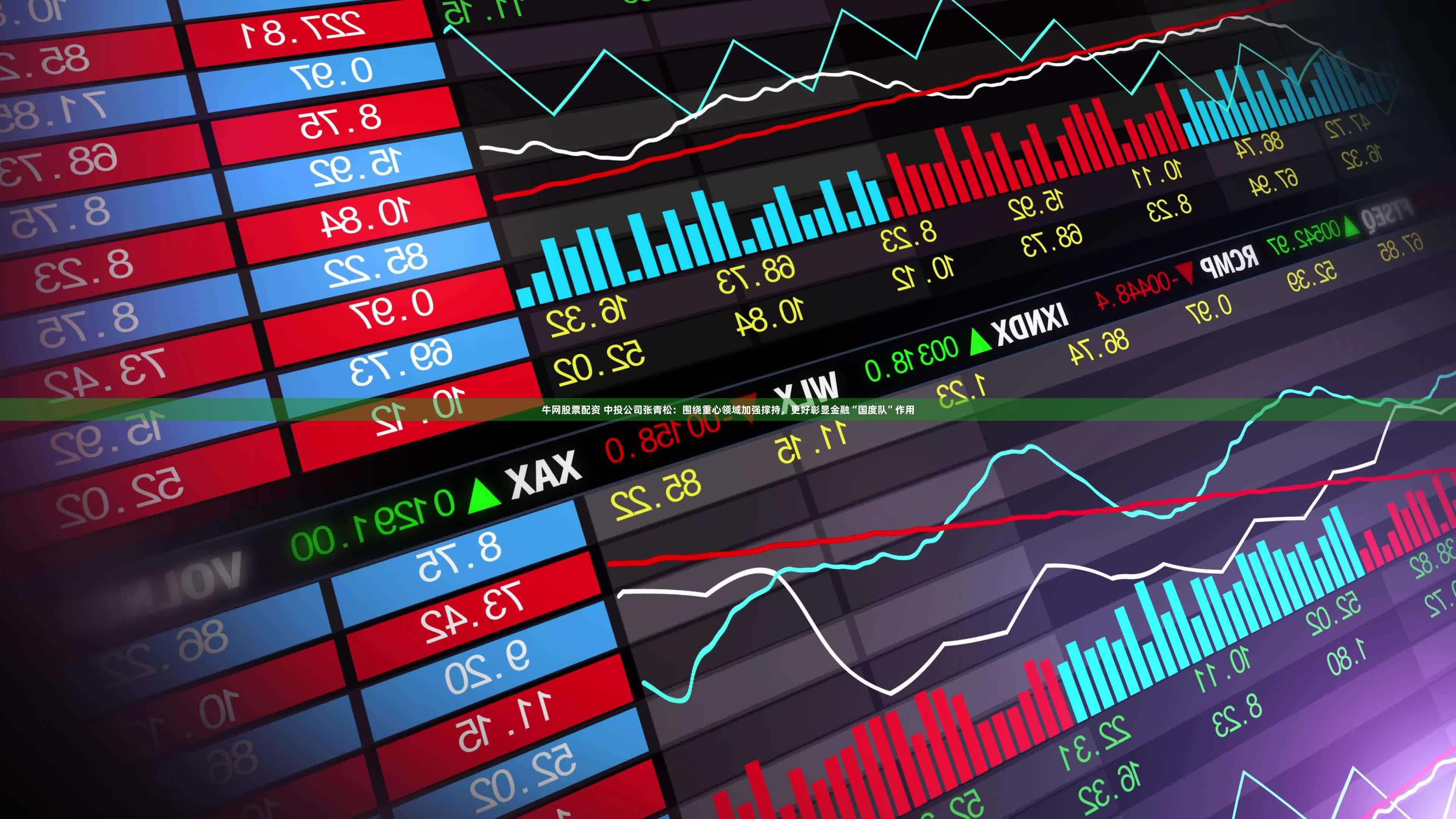 牛网股票配资 中投公司张青松：围绕重心领域加强撑持，更好彰显金融“国度队”作用