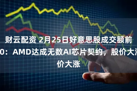财云配资 2月25日好意思股成交额前20：AMD达成无数AI芯片契约，股价大涨