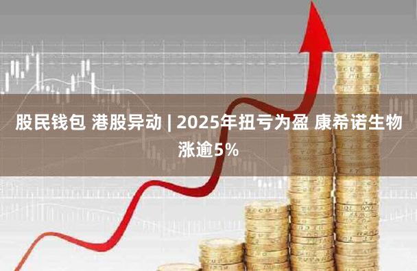 股民钱包 港股异动 | 2025年扭亏为盈 康希诺生物涨逾5%