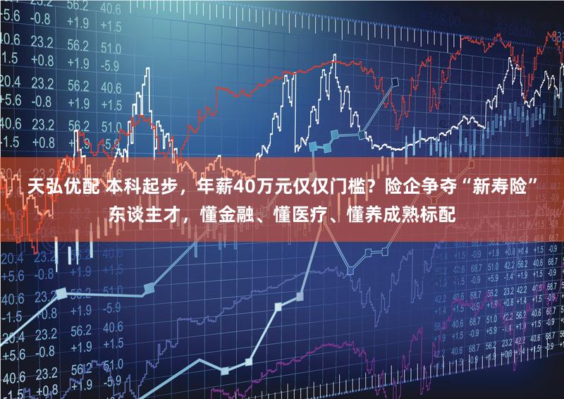 天弘优配 本科起步，年薪40万元仅仅门槛？险企争夺“新寿险”东谈主才，懂金融、懂医疗、懂养成熟标配