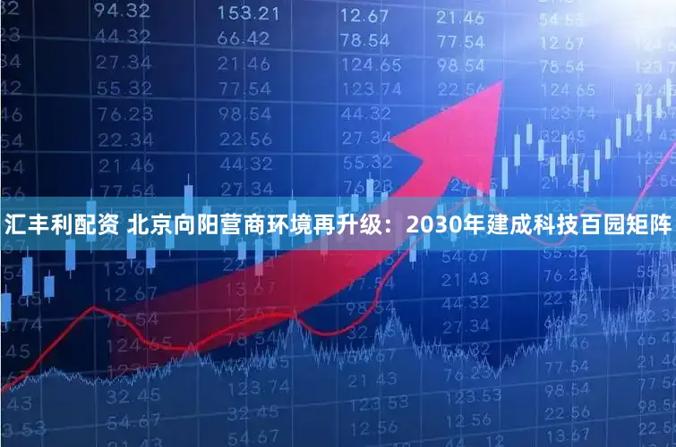 汇丰利配资 北京向阳营商环境再升级:2030年建成科技百园矩阵